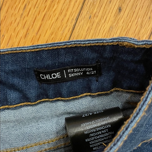 Tahari chloe Blue Jeans nwot - Picture 5 of 6